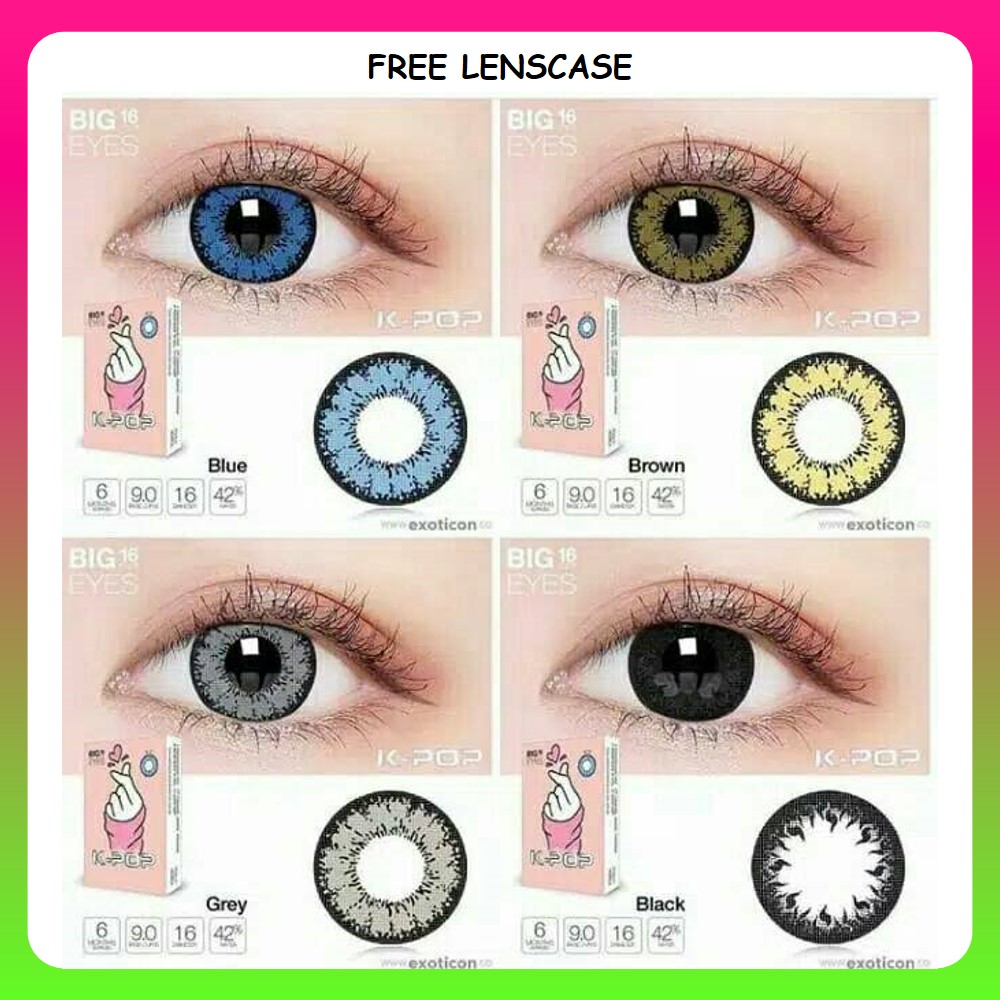 Softlens X2 KPOP Minus (-3.00 s/d -6.00) By Exoticon