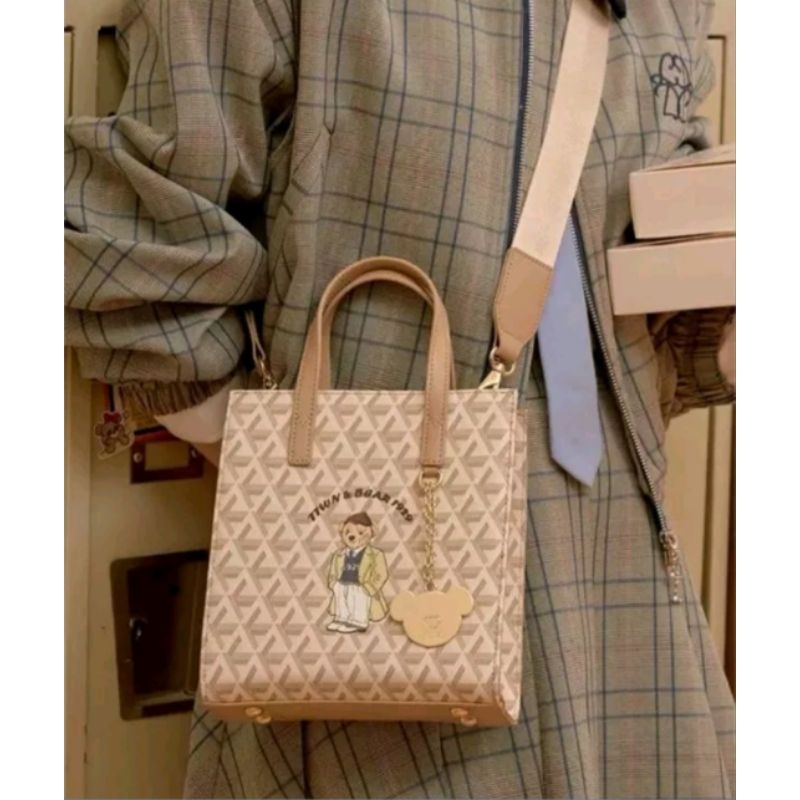 po ttwn bear bag tas wanita original import bangkok bkk