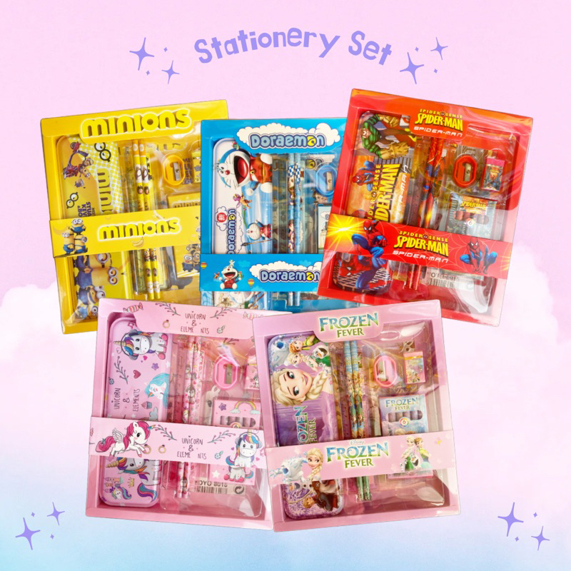 

Set Stationery Kotak pensil little pony 6 collors cocok untuk kado anak-anak hampers kado anak