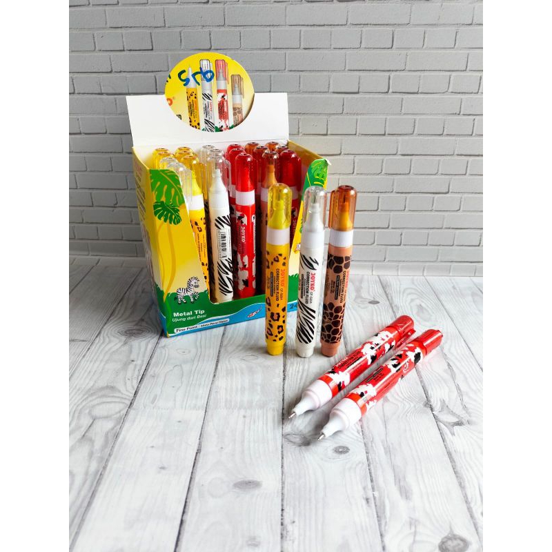 

TipeX Cair Joyko Motif Hewan / Correction Fluid CF-S224 per pcs