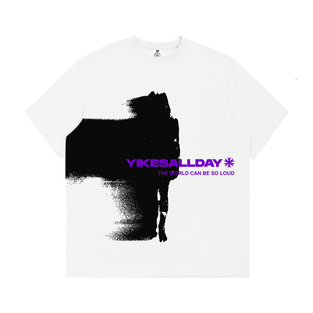 BOXY TEE OVERSIZE | SHADOW CATCH ME | BLACK | WHITE | YIKESALLDAY