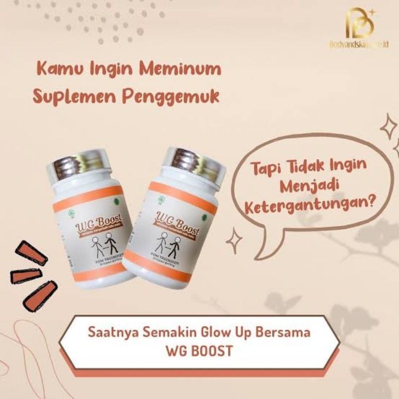 WG Boost obat penggemuk badan terbaik