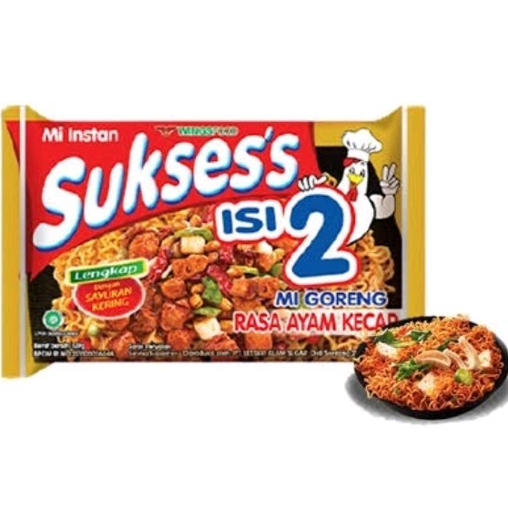 

Mi sukses goreng isi 2 rasa ayam kecap