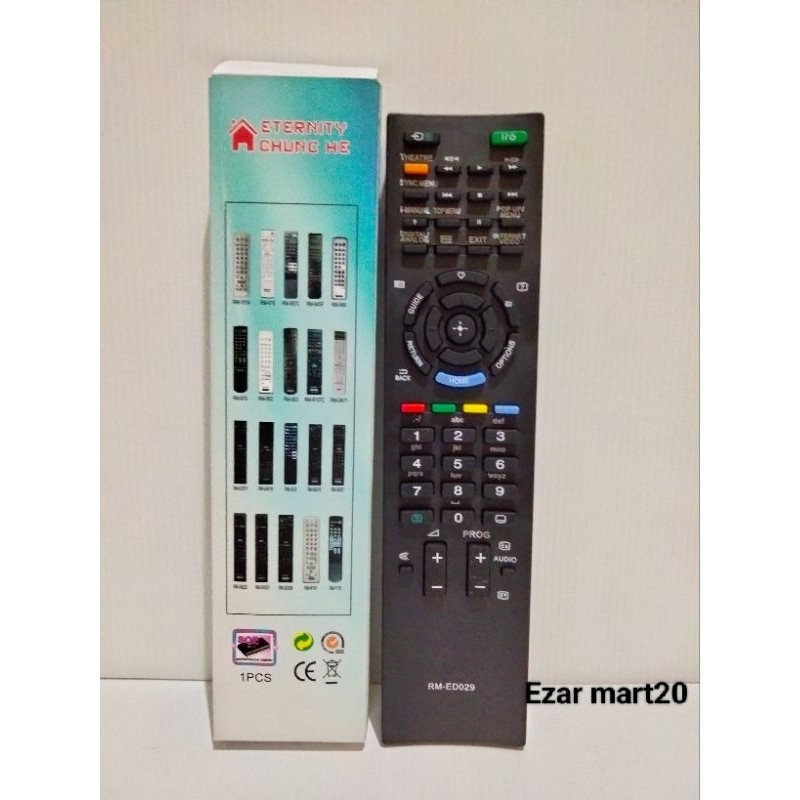 Remote TV LCD/LED SONY BRAVIA smart TV RM-ED029