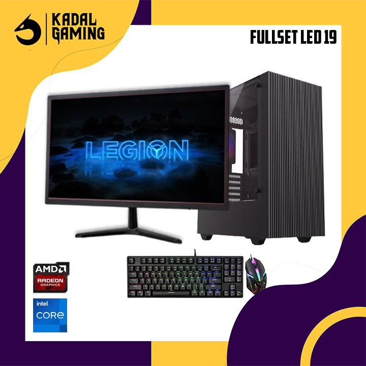 PROMO! PC GAMING EDITING INTEL CORE I7 10700F VGA RX 580 8GB FULLSET AUTOCAD SKETCH UP LUMION