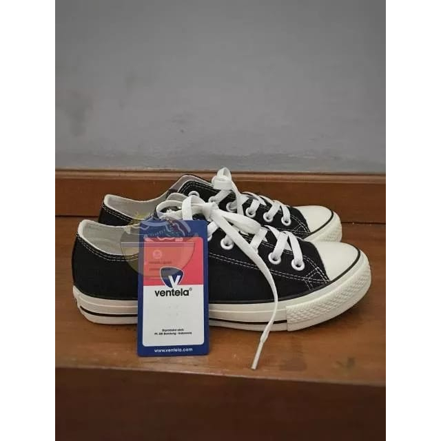 Ventela Ethnic low Black Natural Classic Sepatu Ventella Original 100%