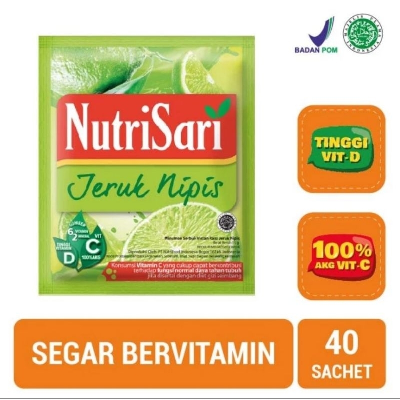 

NutriSari Jeruk Nipis 40 Sachet