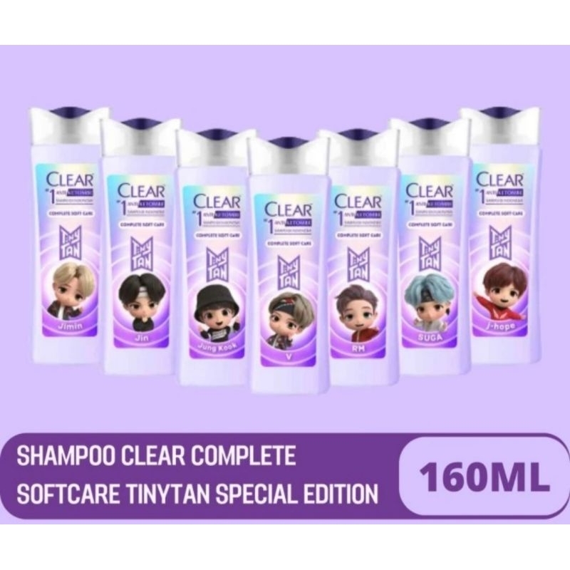 CLEAR Edisi BTS TINY TAN Shampo Anti Ketombe 160ml