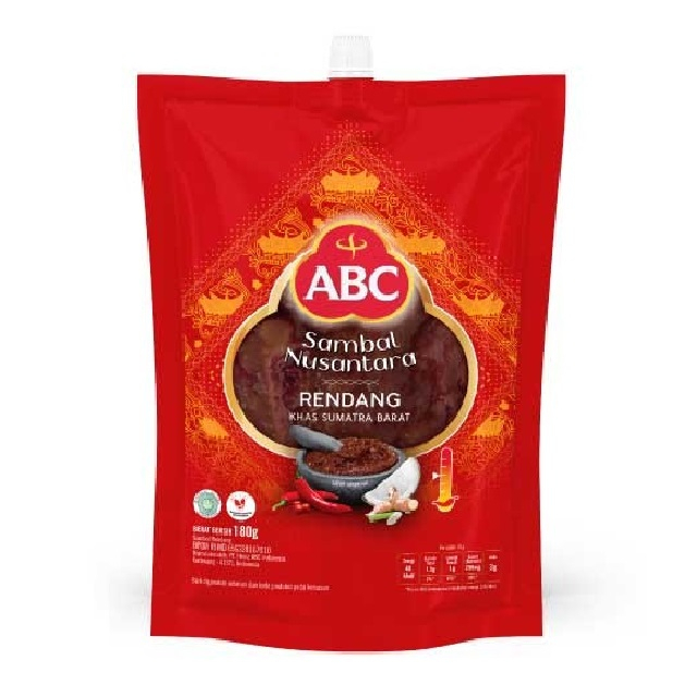 

saus sambel sambal abc rendang pouch 180