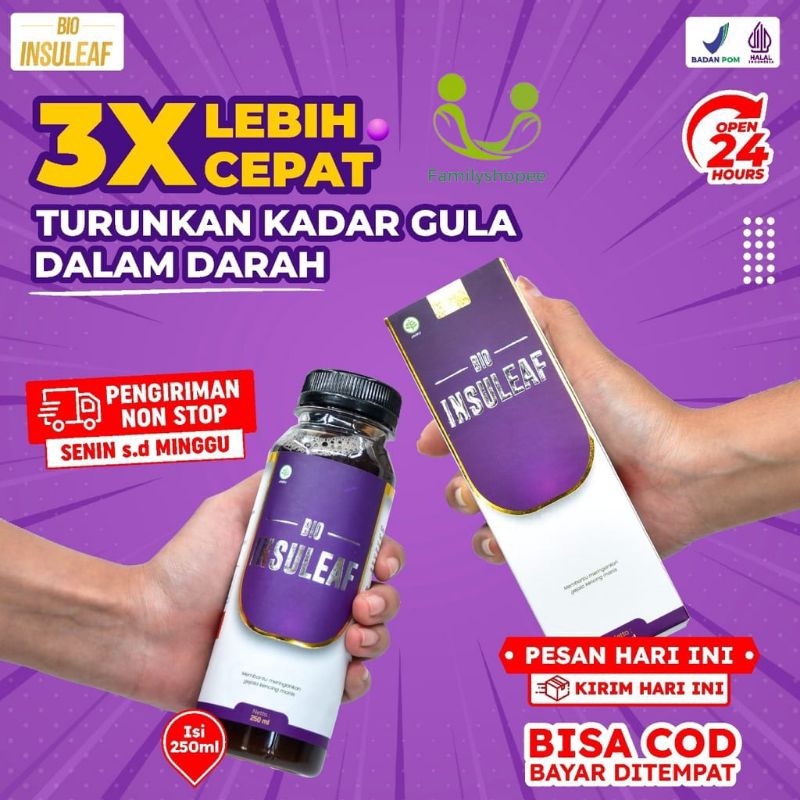 Bio Insuleaf turunkan kadar gula darah Original