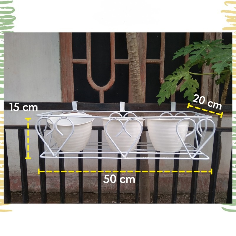 STANDING POT L3 / TATAKAN POT BUNGA / DUDUKAN POT MODERN