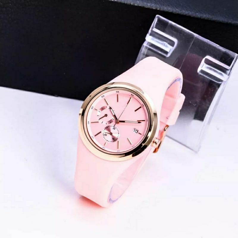 New Arrival Jam Tangan Wanita Formal Kasual Terlaris Rubber Bisa COD