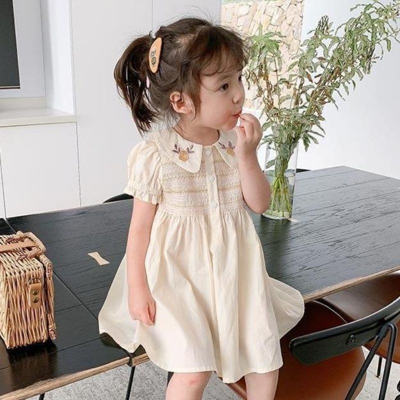 Dress Anak Perempuan 3-6 tahun Dress Anak Anak Dress import Rok Anak Perempuan Rok Anak Cewek Lucu