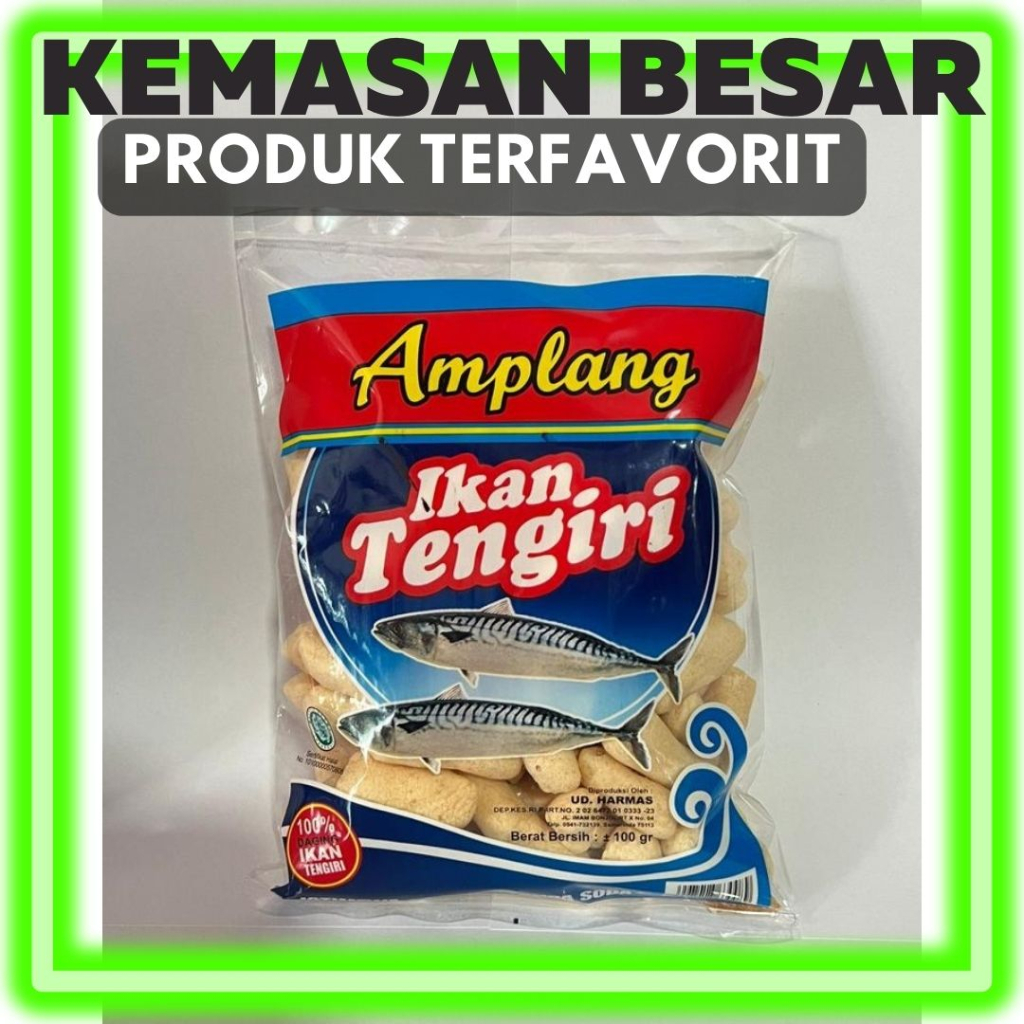 

Amplang Ikan Tenggiri (375gr) Kuku Macan + Gratis Dus Untuk Packing