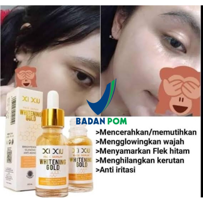 BPOM Serum Pemutih Wajah Menghaluskan Kerut Whitening Essence