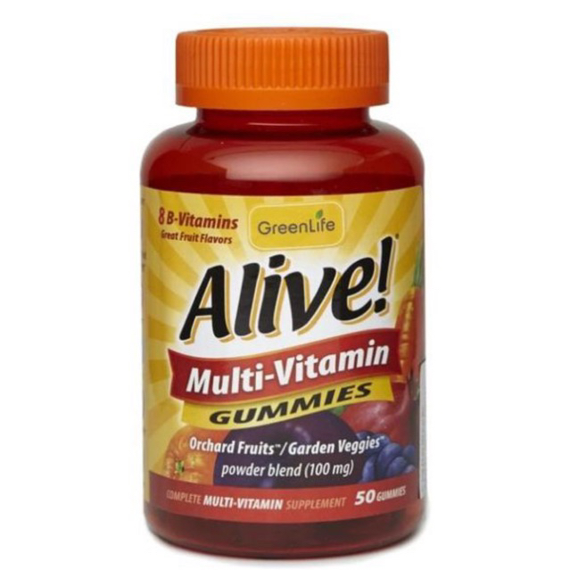 GreenLife Alive Adult Multi Gummies 50 Gummies