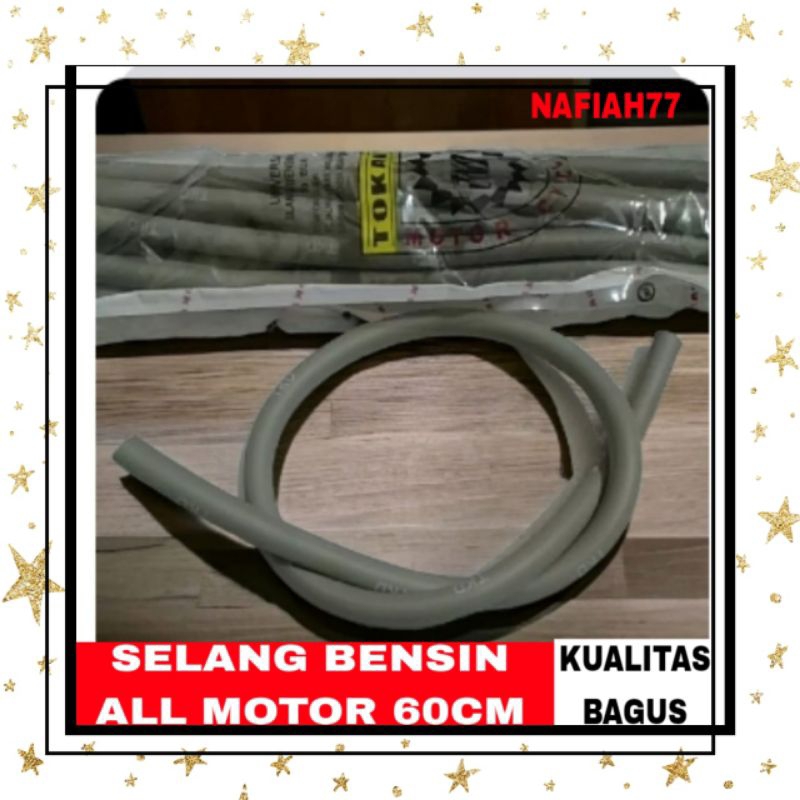 (KUALITAS BAGUS )SELANG BENSIN KAISAR VIAR TOSSA ALL MOTOR PANJANG 60CM SPARE PARTS MOTOR RODA TIGA