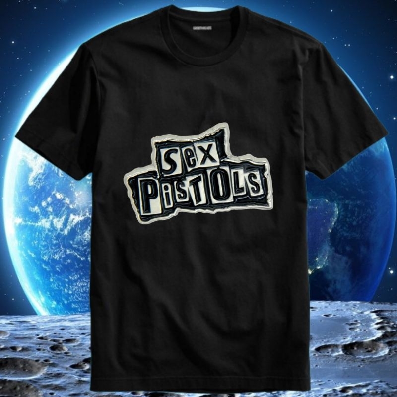 Kaos Baju Tshirt Pria Laki Cowok Cewek Perempuan Unisex Band Sex Pistols 76-77 Live & Filthy Filthy 