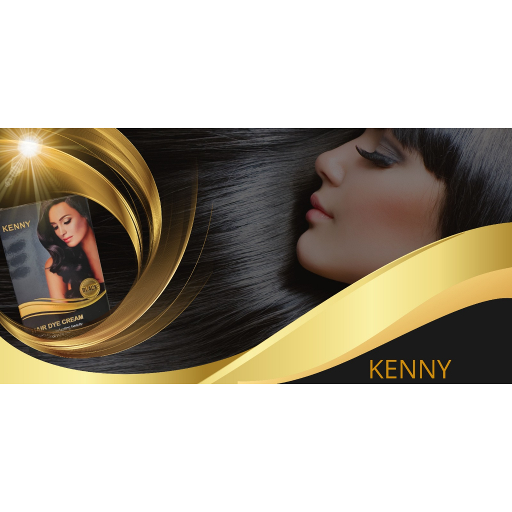Kenny Hair Dye Cream 32ml Semir Rambut