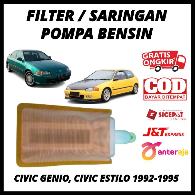 Filter Saringan Pompa Bensin Civic Genio, Civic Estilo 1992 1993 1994 1995