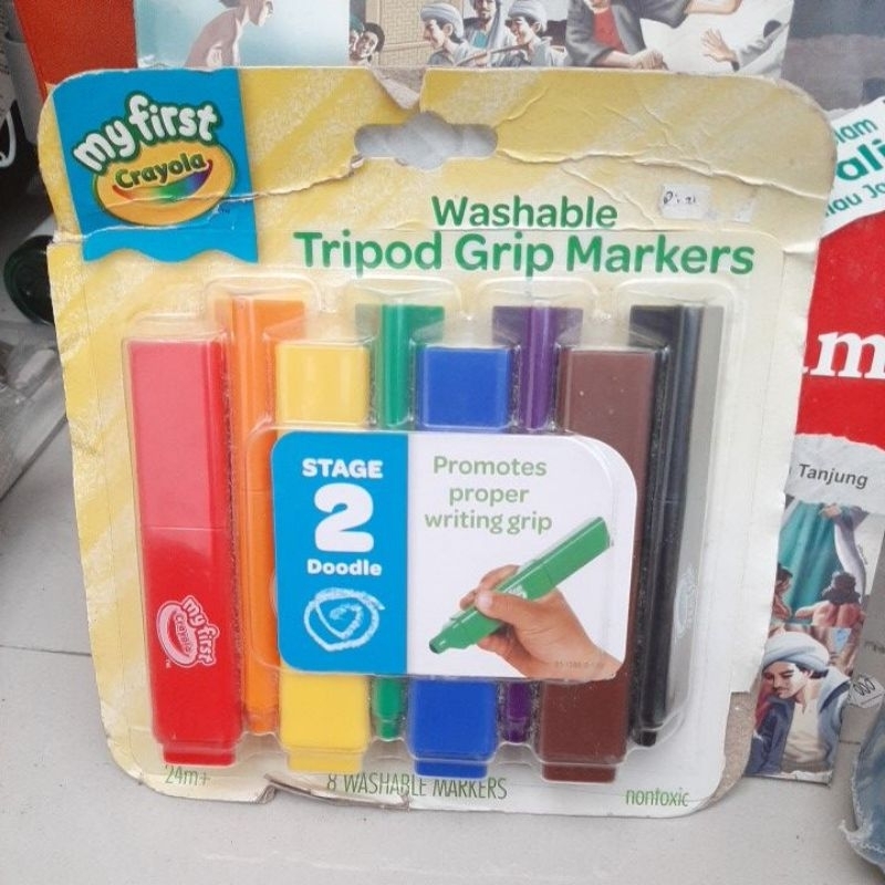 

washable tripod grip markers