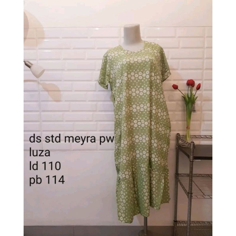 Daster tangan pendek meyra Batik Lu-Za