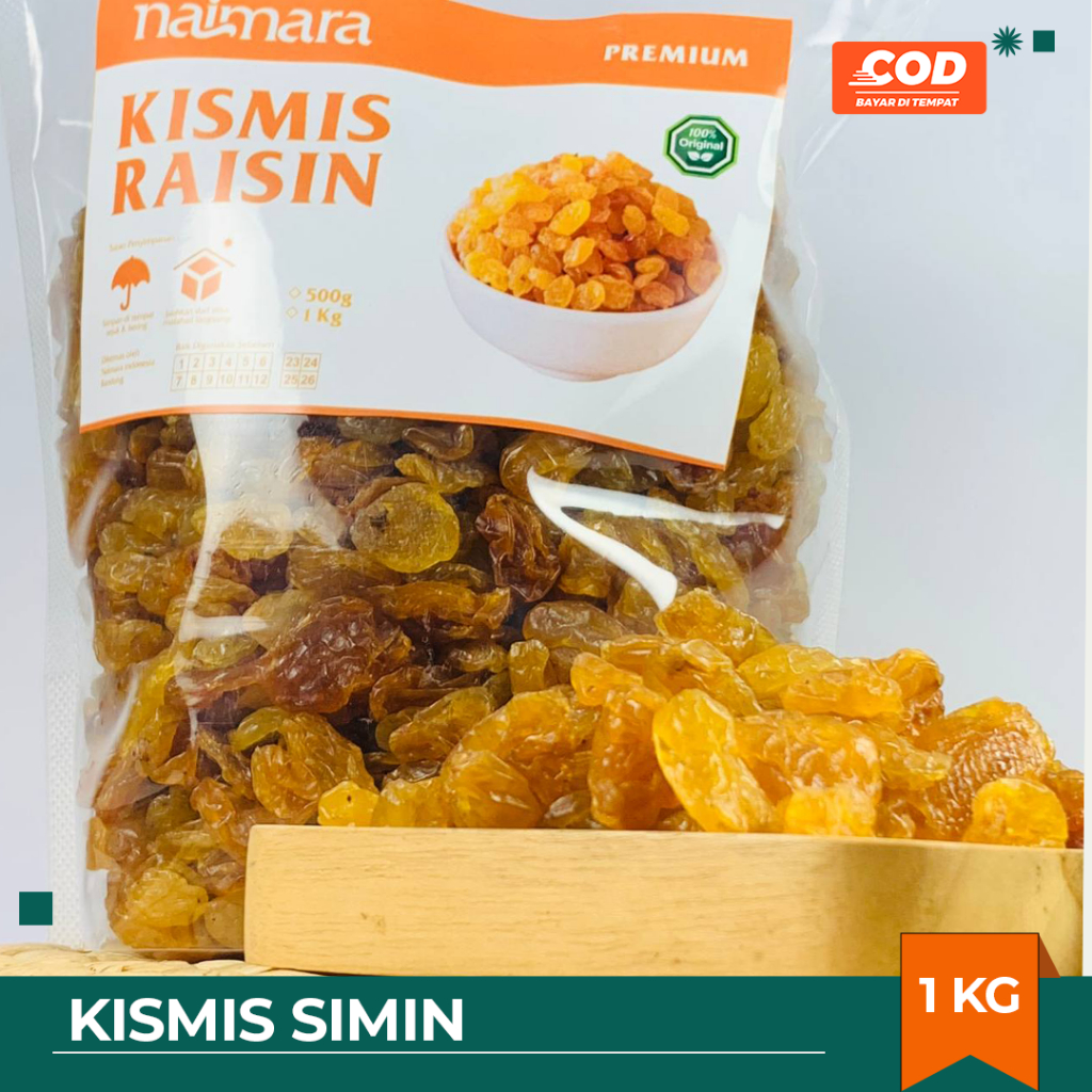 

pink Kismis Golden Raisin 1Kg / Kismis Asam Manis / Kismis Oleh-oleh haji 1 Kg