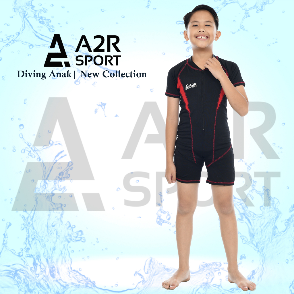 A2R Sport - Diving pendek SD Baju Renang Anak laki-laki dan perempuan