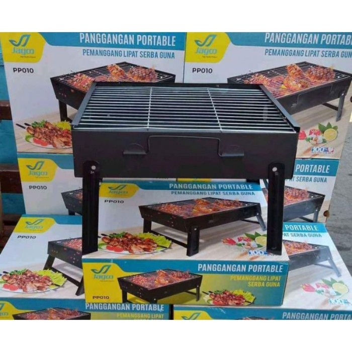 Panggangan Sate Grill BBQ / Alat Panggang Portable / multi square grill Portable G-2835 | Panggangan JAGO JAGOO