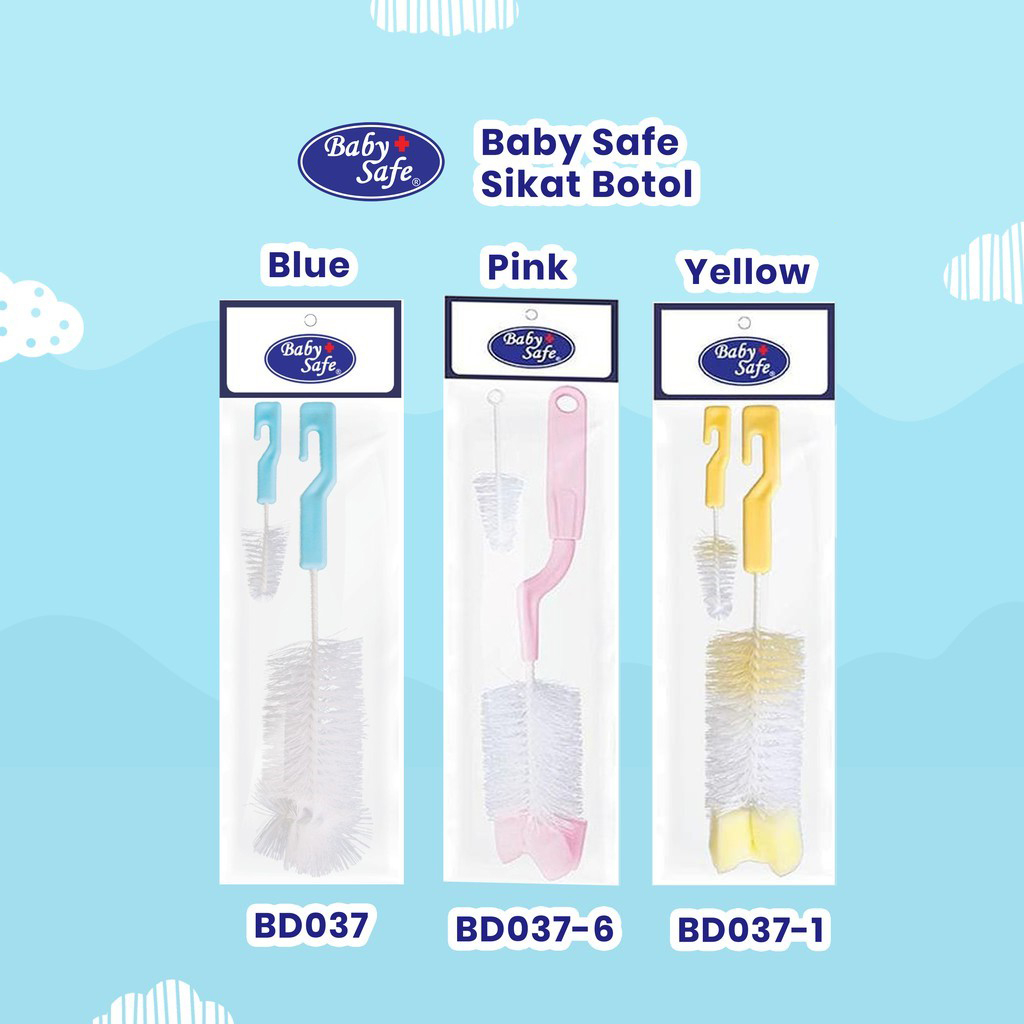 Baby Safe Botol Susu/Plate/Spoon Fork Silicone/Training Cup/Breast Pump/Manicure Set/Slabber Foldable - Promo Cuci Gudang