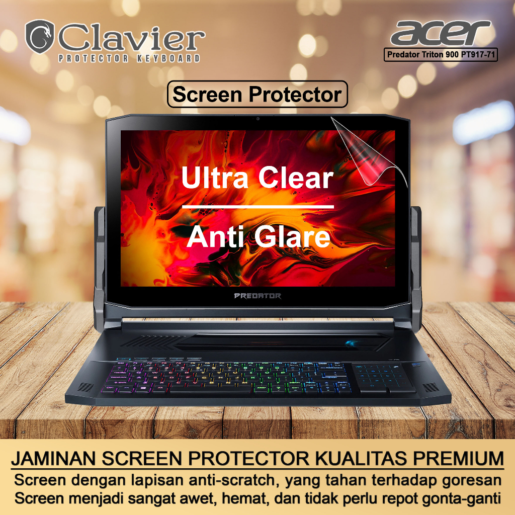 Cover Keyboard Screen Protector Garskin Laptop Anti Gores Acer Predator Triton 900 PT917-71-73BT 96N