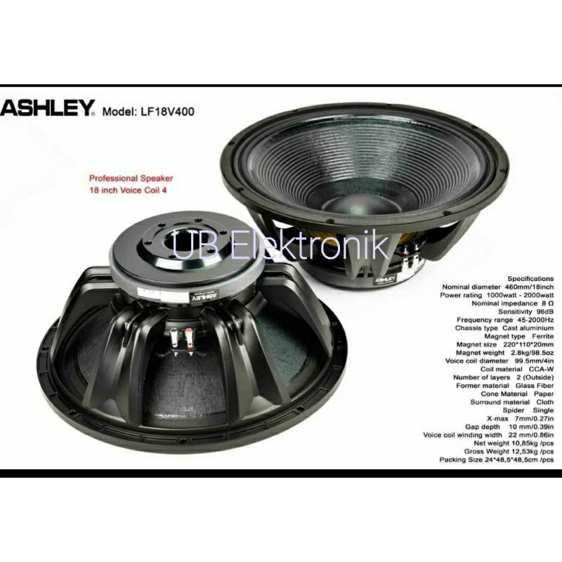 Spealer Ashley 18V400