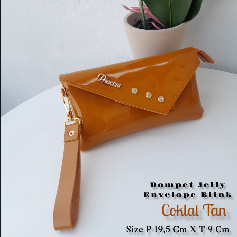 DOMPET JELLY ENVELOPE BLINK TALI PENDEK