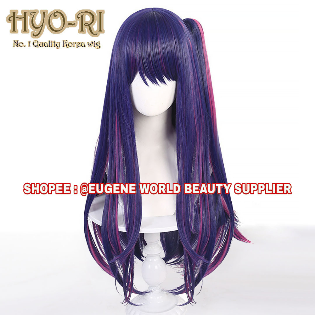 READY STOCK STYLED - RAMBUT PALSU FULL WIG COSPLAY ANIME OSHI NO KO WIG AI HOSHINO WIG HOSHINO AI WI