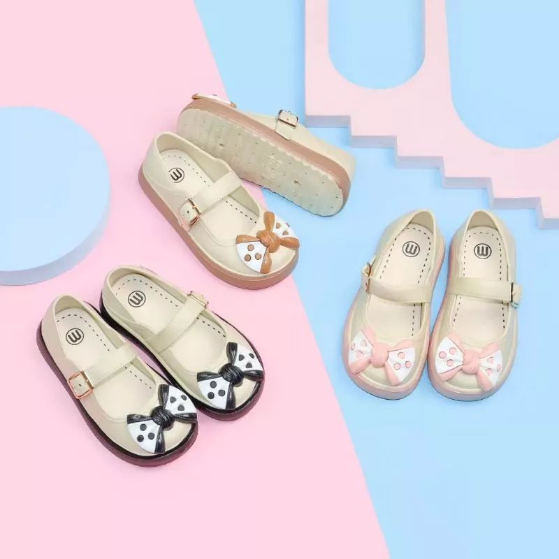 Sepatu Anak Perempuan Kekinian Import Sepatu Balet Anak Sepatu Flat Shoes Anak Cewek Terbaru Sepatu Jelly Anak