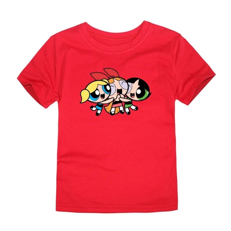 Kaos Anak Perempuan Puffgirls Baju Anak Cewek Kaos Atasan Oblong Anak 2-16Th Cod