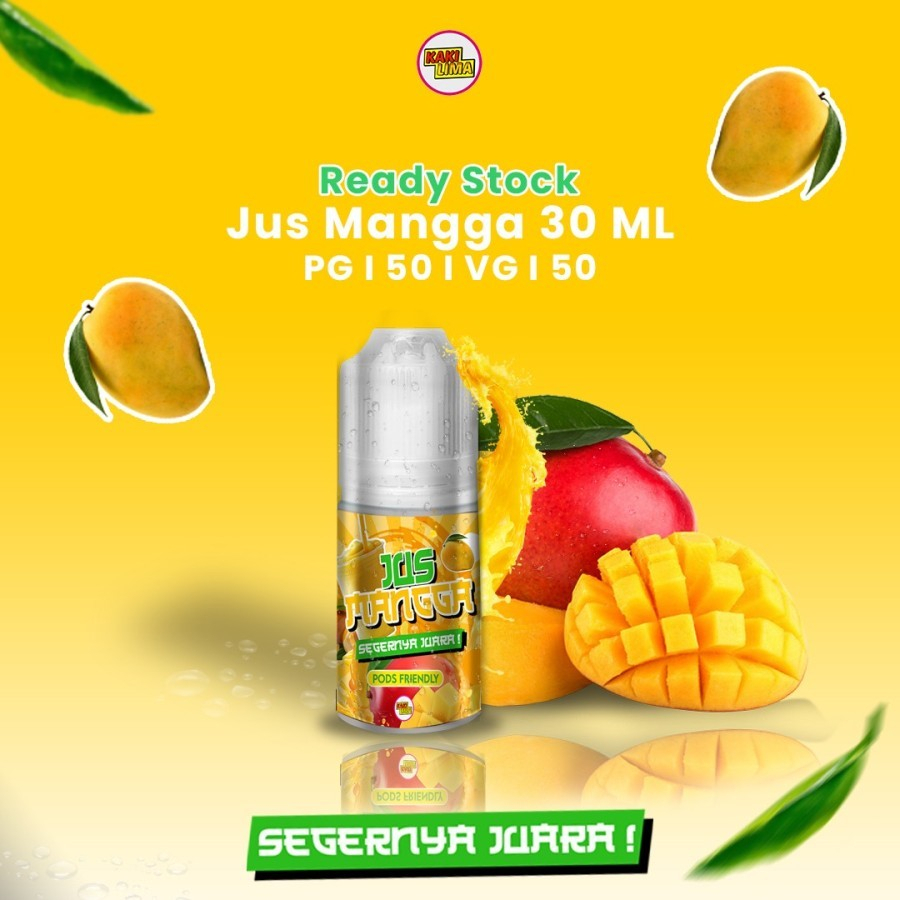 Liquid Kaki Lima Jus Mangga Pods Friendly 30ML by Kaki Lima