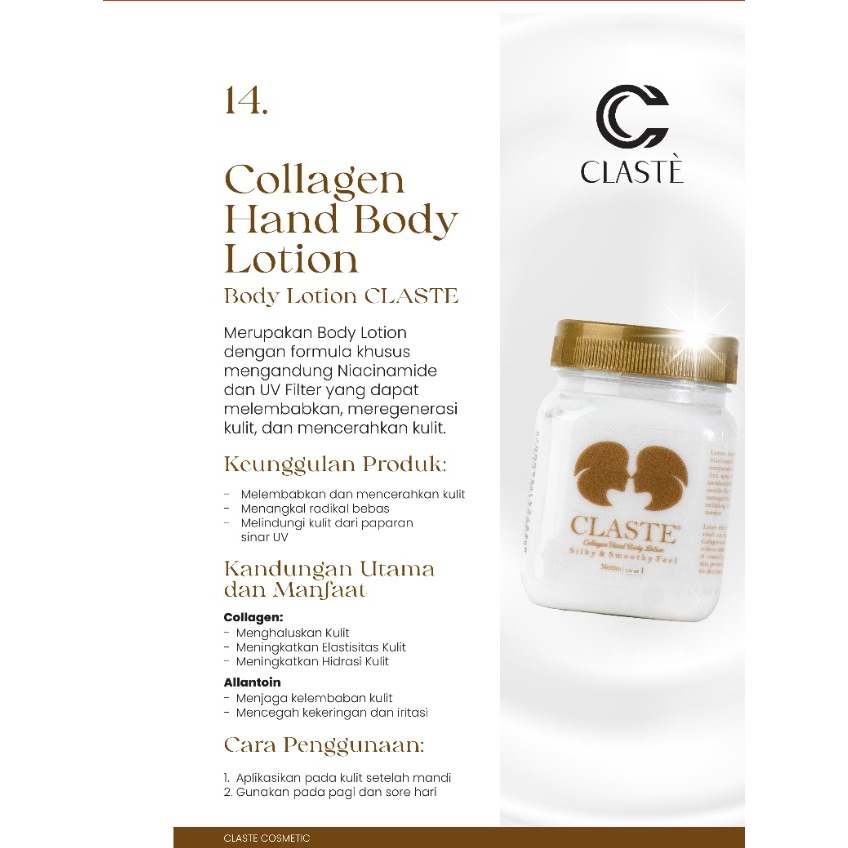 BIBIT collagen claste 150ML/READY STOCK//BODY LOTION