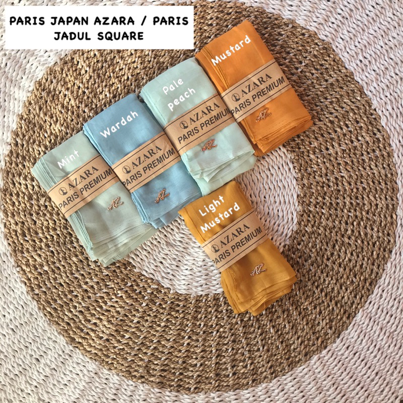 SEGIEMPAT PARIS JAPAN PREMIUM AZARA / PARIS JADUL / HIJAB KERUDUNG PARIS ORI AZZARA