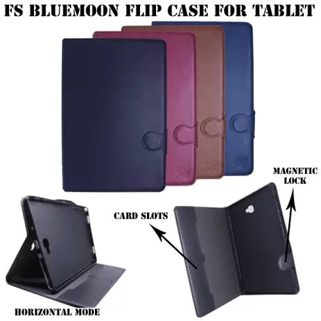 Casing Tab Fashion Sarung Buku FS Bluemoon Flip Case For Tab