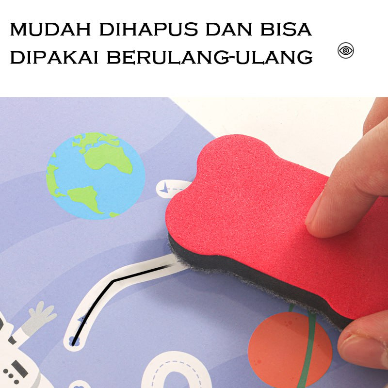 mainan edukasi Creative Card Kartu Belajar menulis