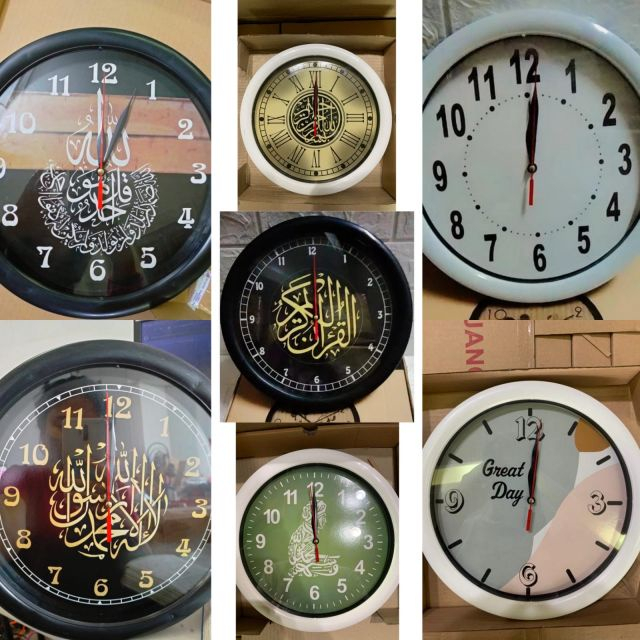 JAM DINDING POLOS KARAKTER 28CM / JAM DINDING RUMAH / JAM DINDING 28CM /JAM DINDING MURAH KALIGRAFI