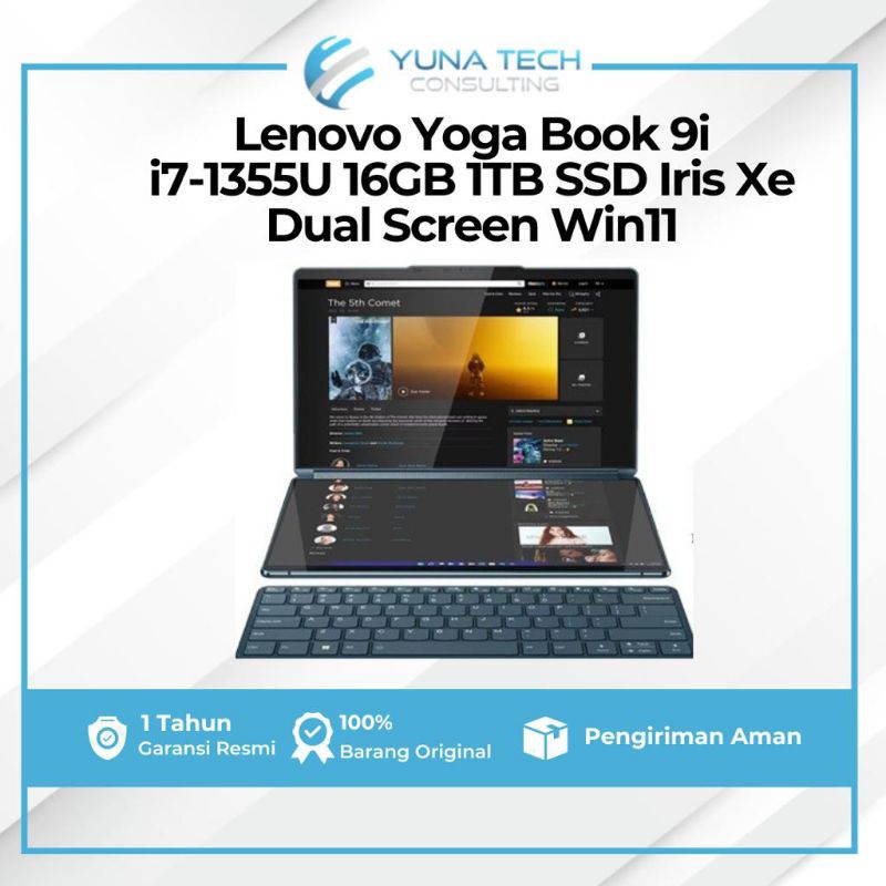 Lenovo Yoga Book 9i i7-1355U 16GB 1TB SSD