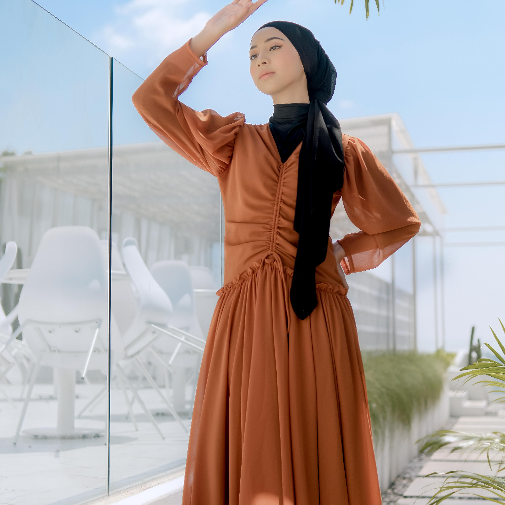 CAYLIN | Olivia Dress | Dress Muslim Wanita (Ready Stock)