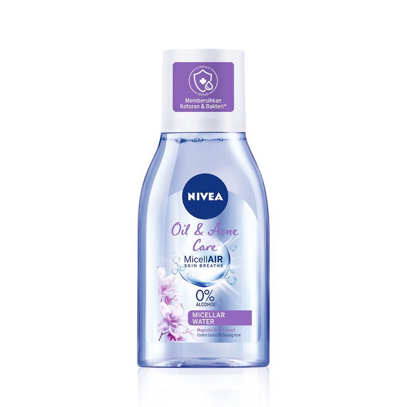 NIVEA Oil &amp; Acne Care MicellAIR Skin Breathe | 0% Alcohol Micellar Water