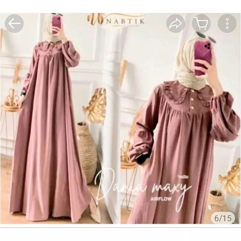 SELENA GAMIS CRINKLE AIRFLOW TERLARIS