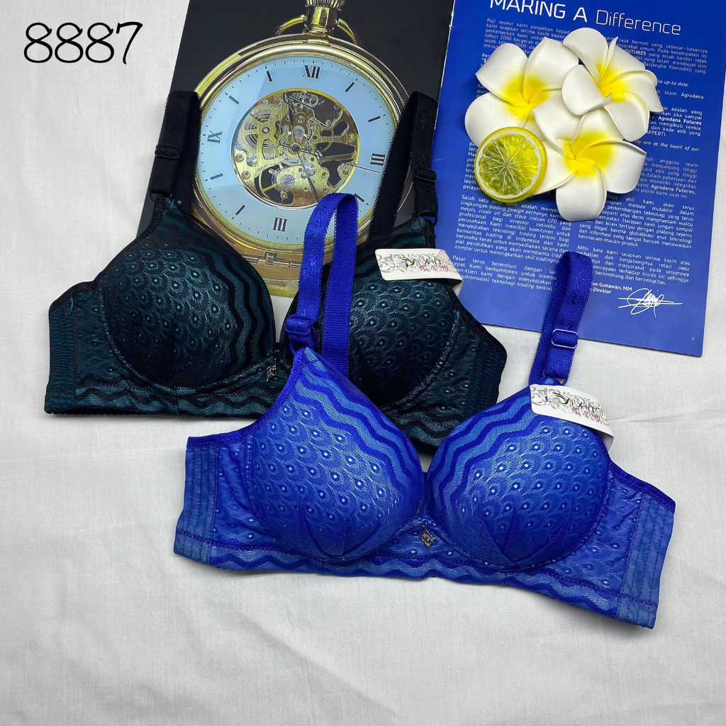 bra / bh wanita 8887 import bahan halus busa tebal