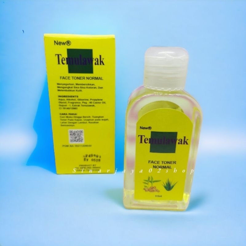 TONER TEMULAWAK NEW FACE TONER NORMAL ORIGINAL BPOM