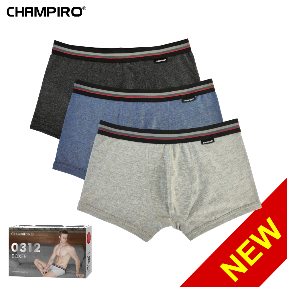 Celana Dalam BOXER Pria CHAMPIRO / Underwear / CD Dalaman Laki Laki C.0312-BX - 1PCS