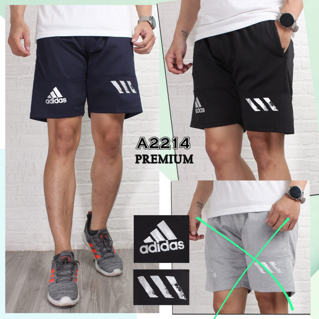 U2214 Celana Pendek Pria Import Celana Santai Sport Pria Premium